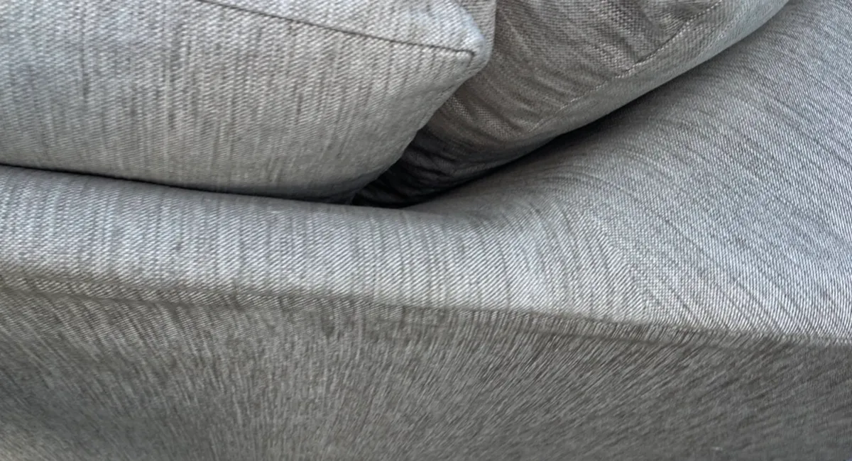 Brown L corner sofa - Image 4
