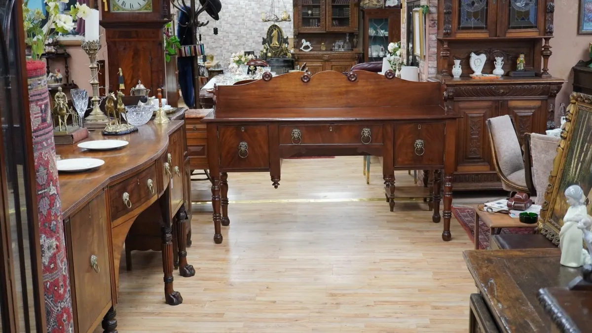 Antique Mahogany Sideboard - Image 1