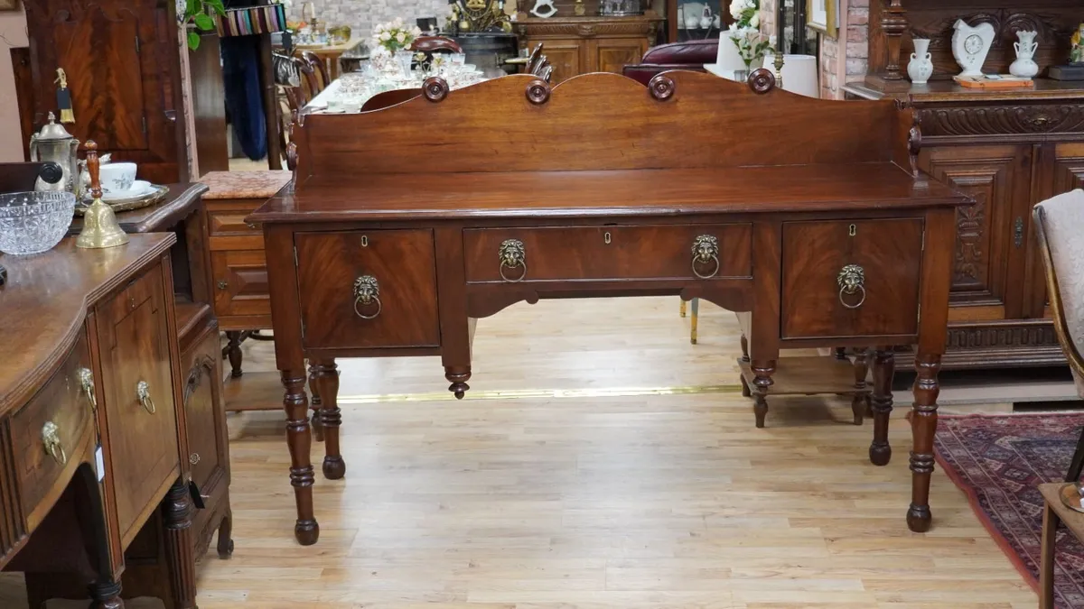 Antique Mahogany Sideboard - Image 2