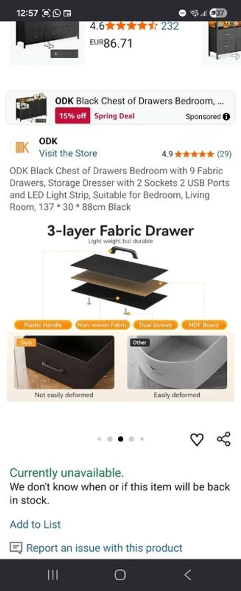 Chest of drawers - Image 4