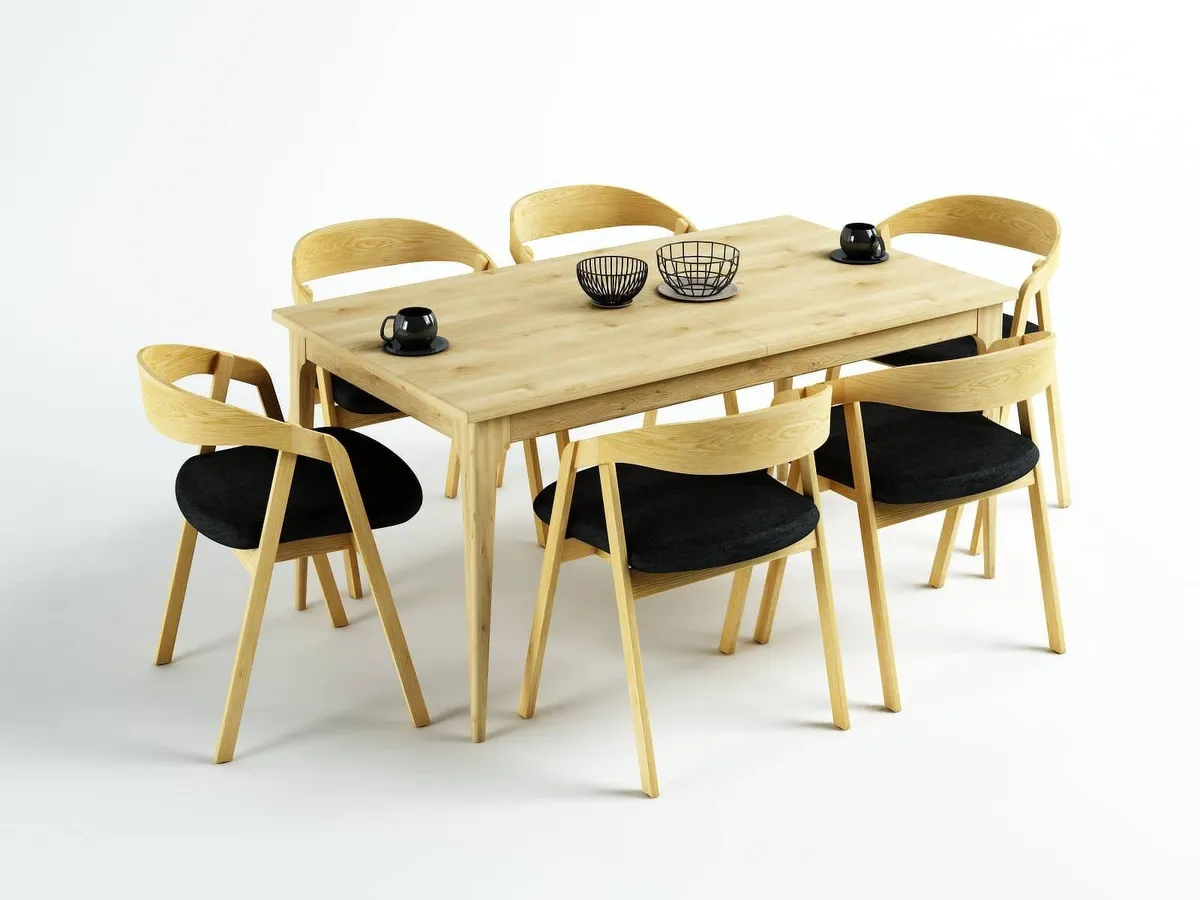 Helsinki Scandinavian Dining Chair - Image 1
