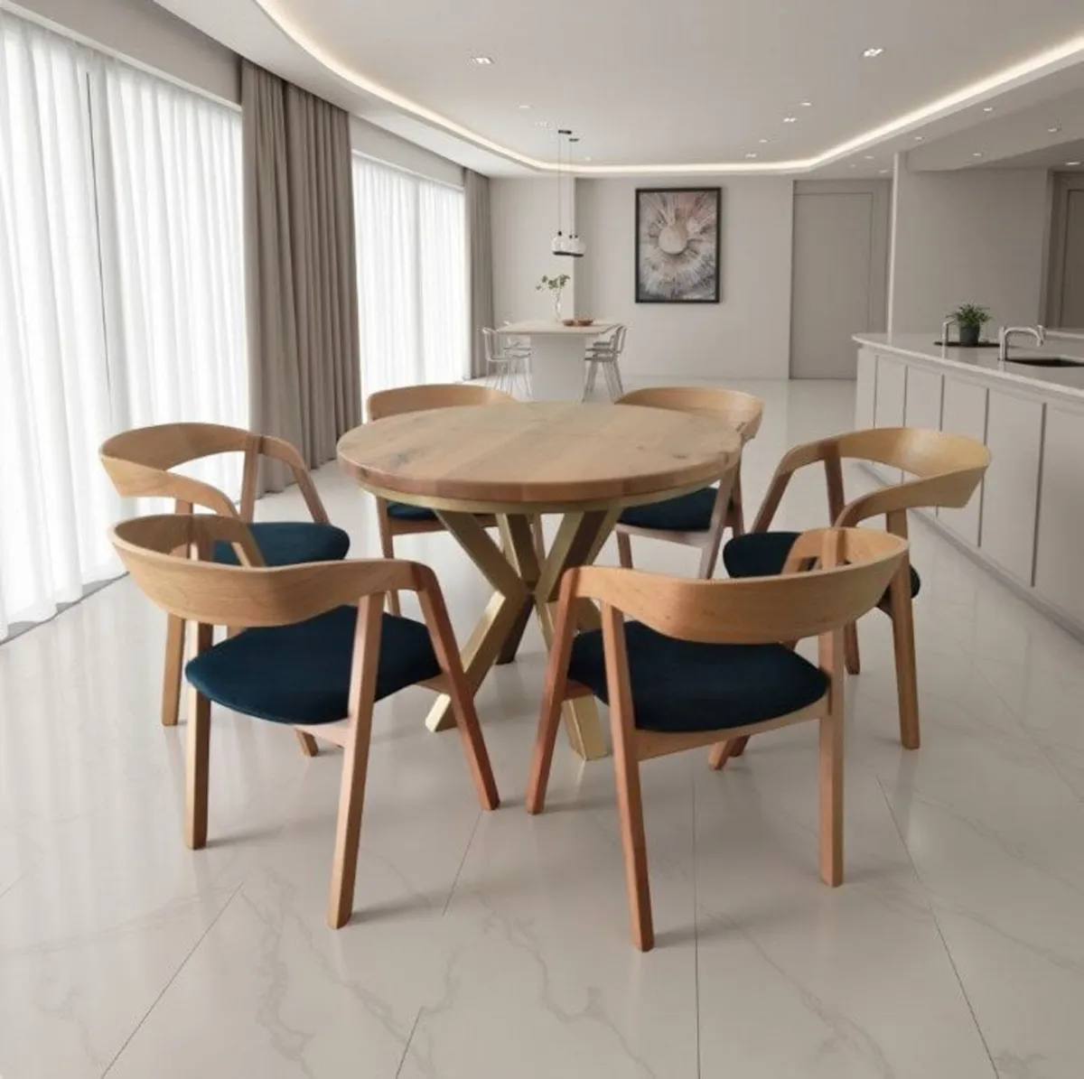 Helsinki Scandinavian Dining Chair - Image 2