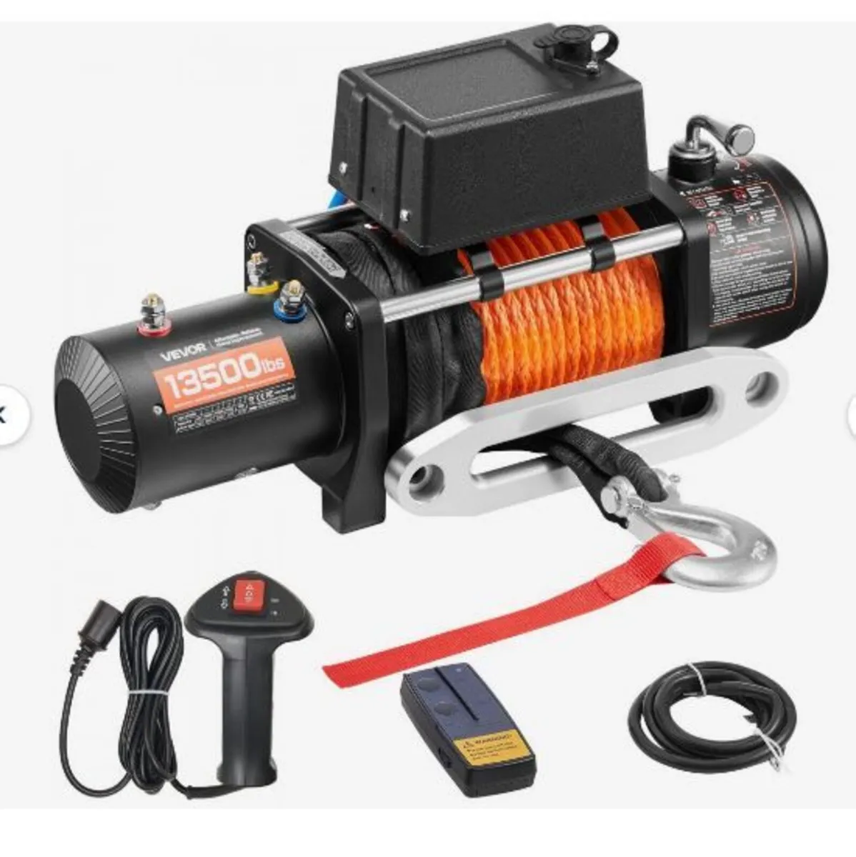 Electric Winch, 6100 kg Load Capacity - Image 1