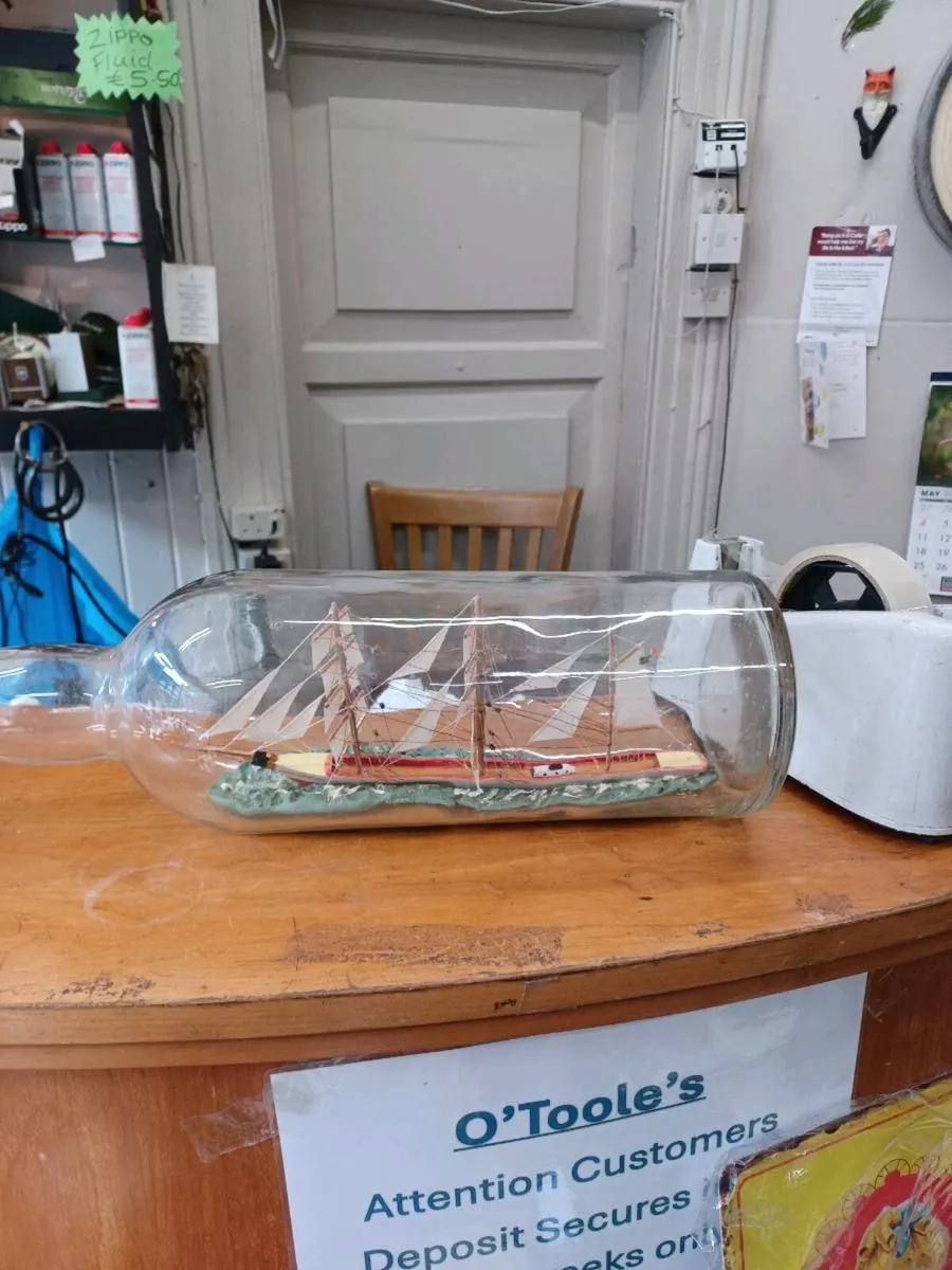 2 ships in bottles - Image 2