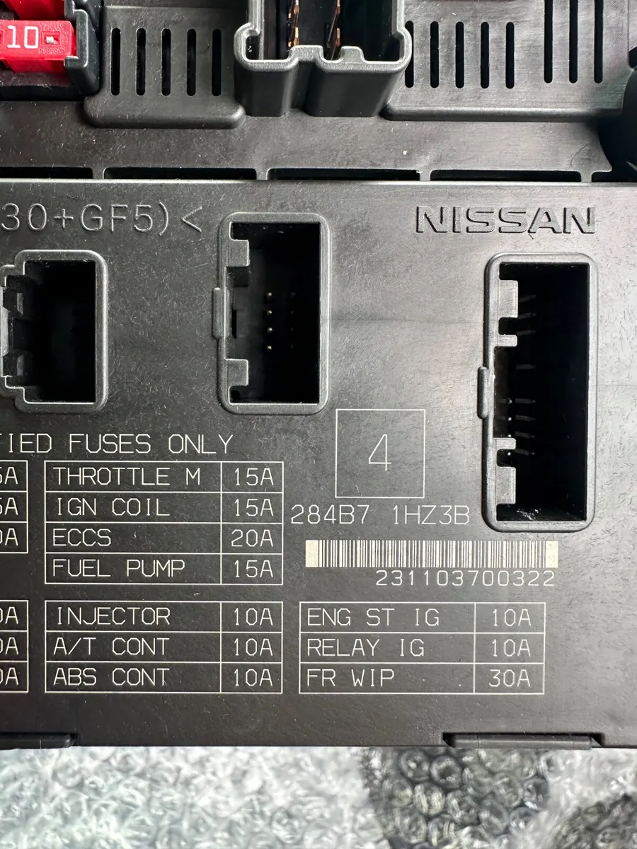 2013 Nissan March DBA-K13 Fuse Box 284B71HZ3B - Image 2