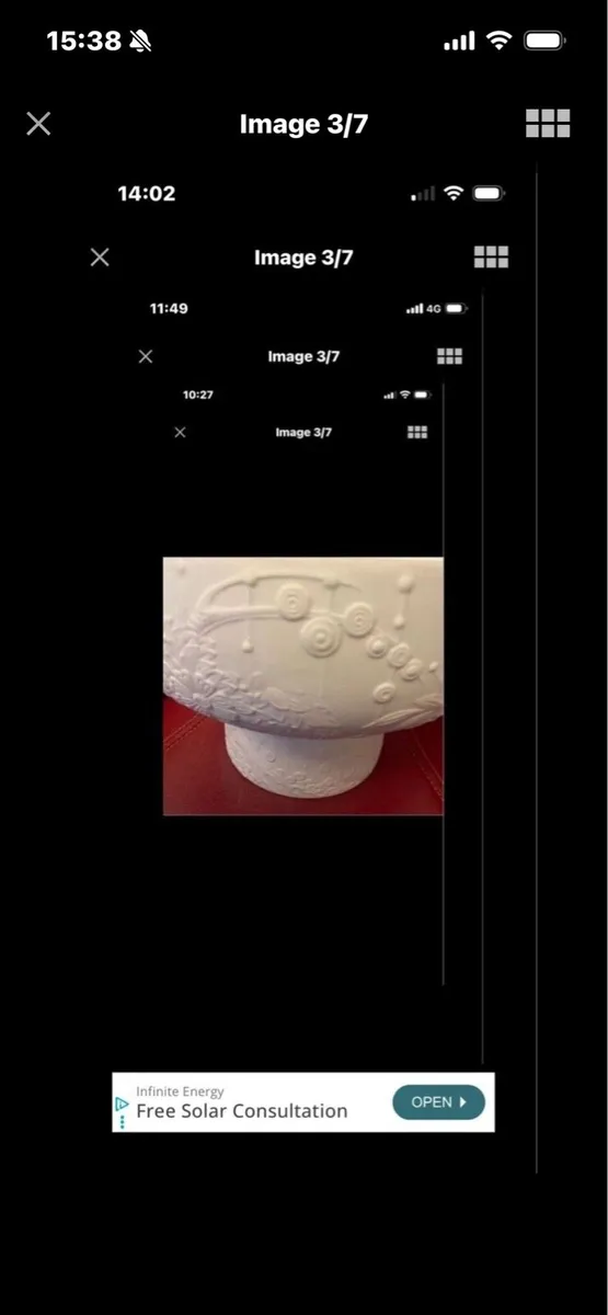 Rare & Retired Large Lladro Pastoral Vase - Image 3