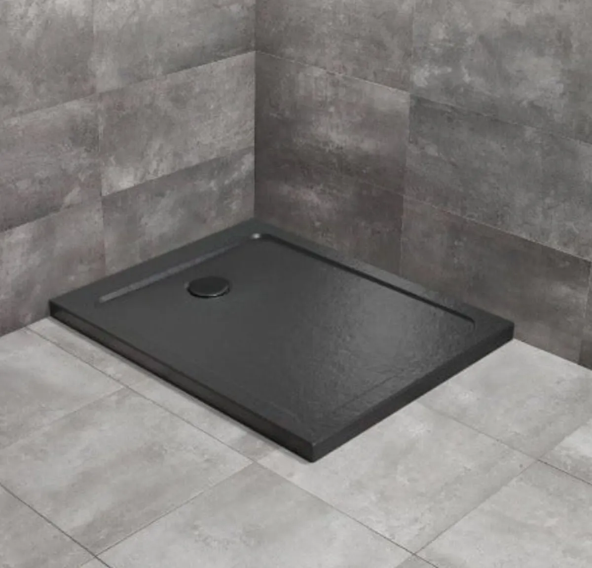 Shower Tray – Black Stone - Image 1