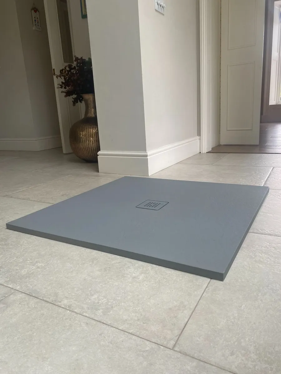 Genuine Slate Shower Tray - Natural Stone Finish - Image 1