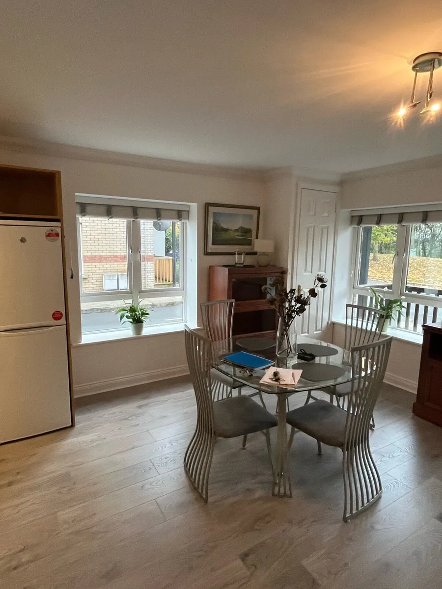 FREE Glass and steel dining table with chairs - Image 2