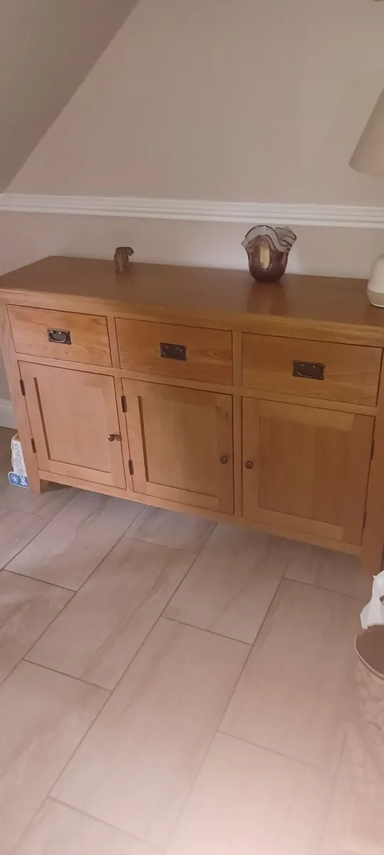 Solid oak cabinet