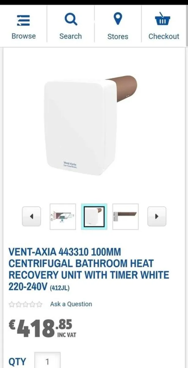 Vent Axia Heat Recovery Extract Fan - Image 4