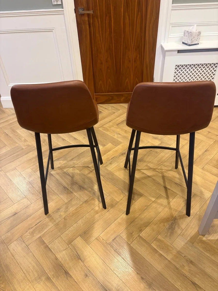 2 x Kitchen Island Bar Stools - Image 3