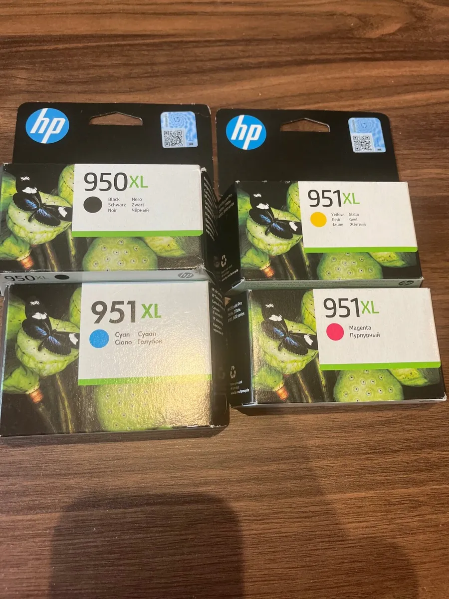 Set of HP 950Xl/951XL Ink Cartridges