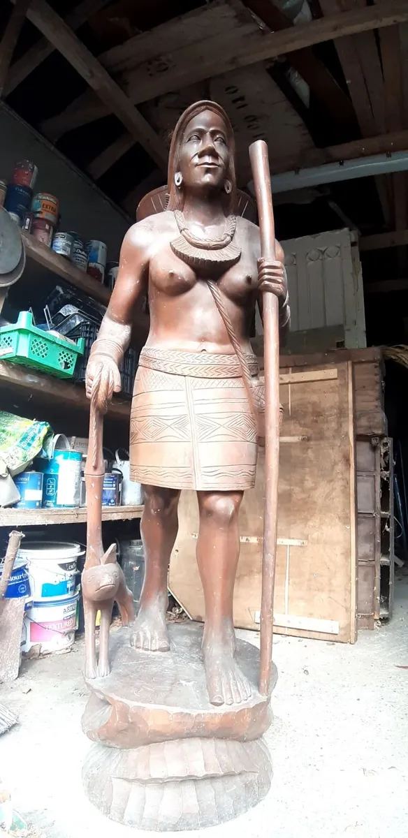 Carved tribal figure - Image 3