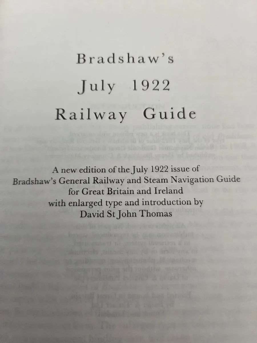 Bradshaws Railway Guide 1922 - Image 4