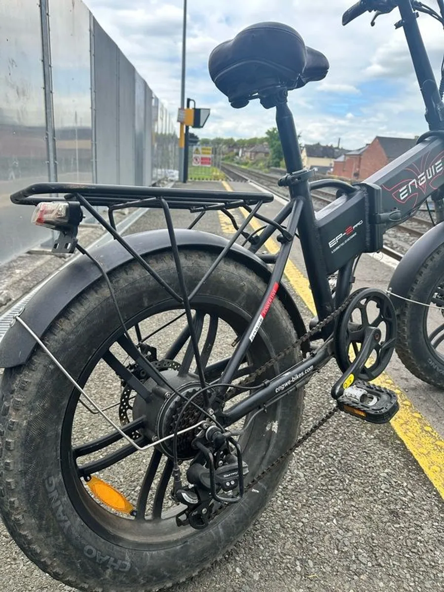 ENGWE EP2 Pro, Very Good Condition, 2000mil mileage,Powerful Folding Fat-Tyre E-Bike - Image 2