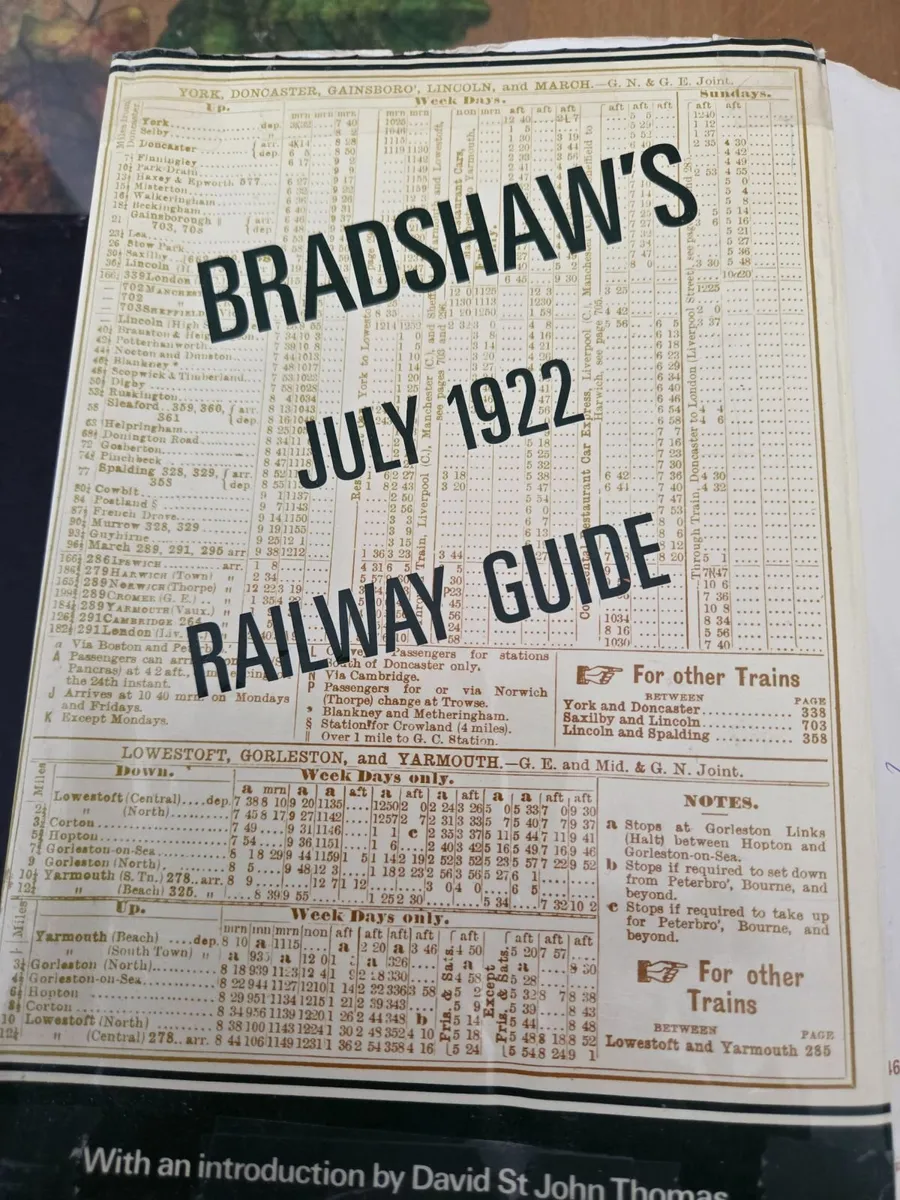Bradshaws Railway Guide 1922 - Image 1