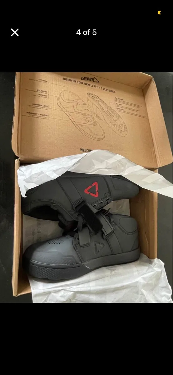 Leatt MTB shoes - size 8.5 UK - Image 4