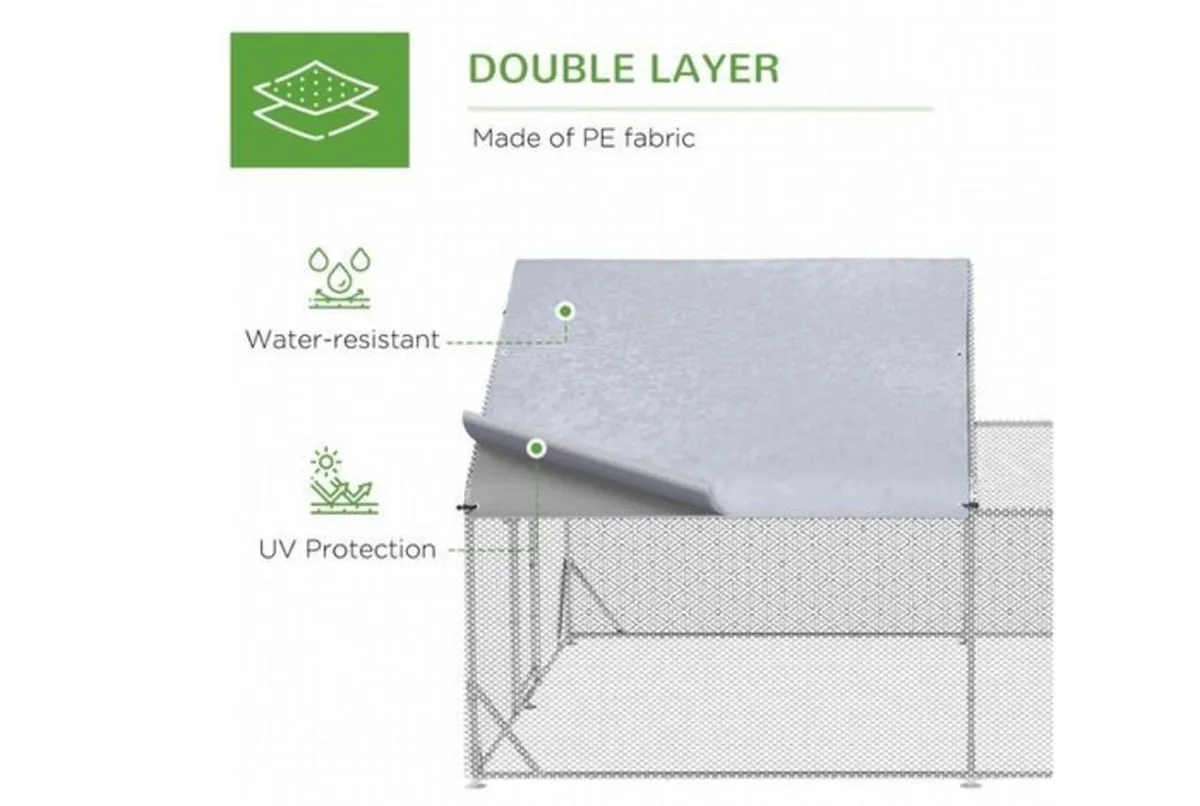Chicken Coop 4 x 3m (13ft x 10ft) Chicken run - Image 4
