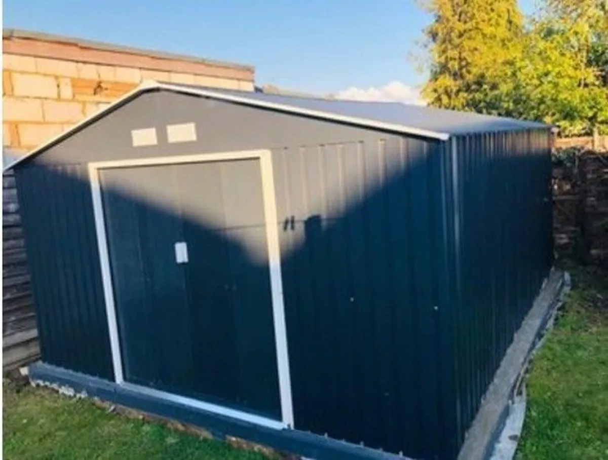 13 x 11ft Metal Shed Large - Image 2