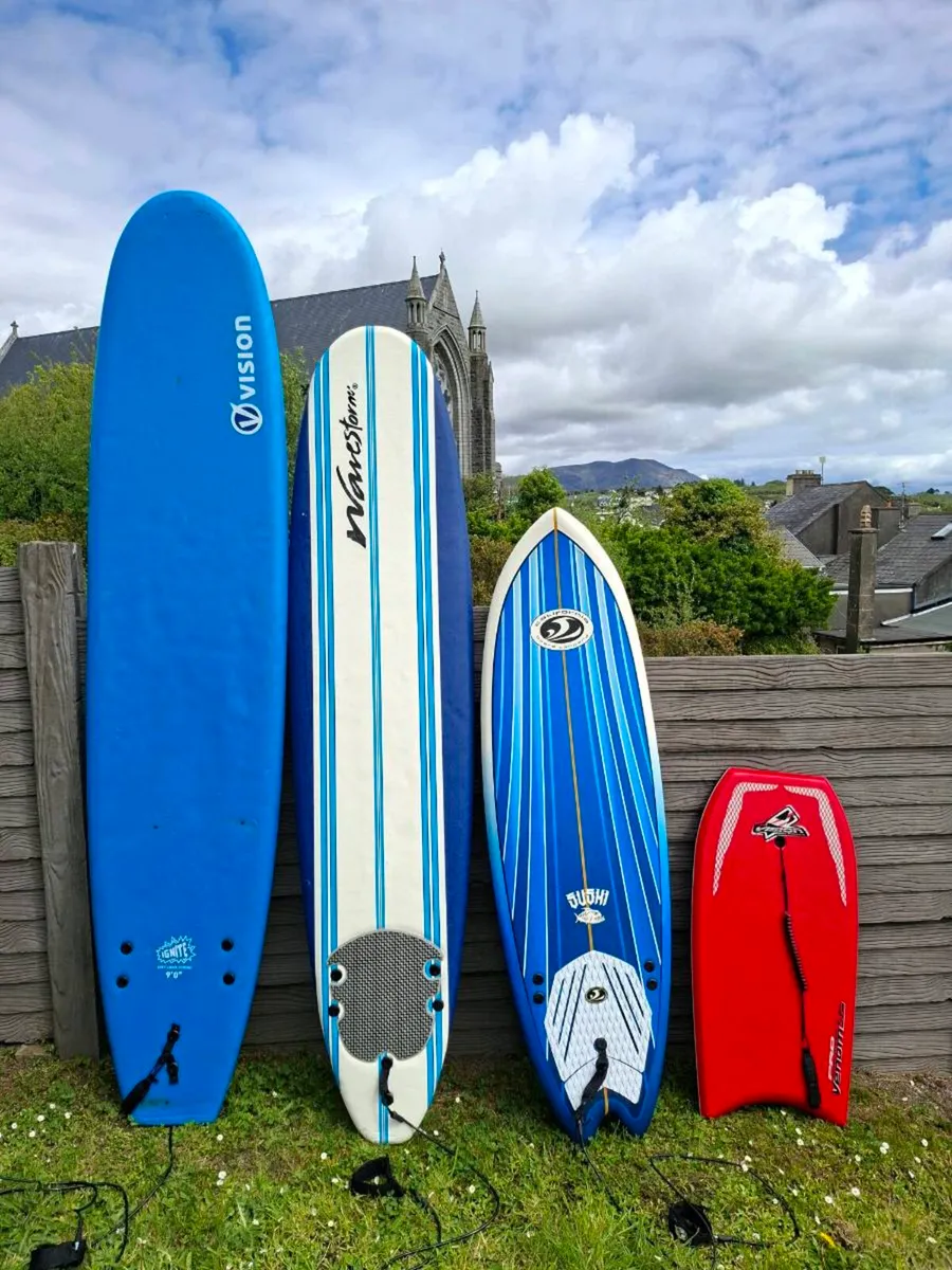 9 ft 8ft and 6 ft surfboards - Image 1
