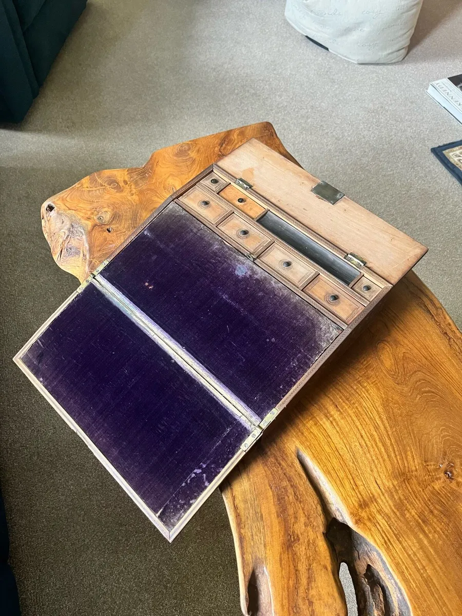 Victorian Anglo Indian Sandalwood Writing Slope - Image 3