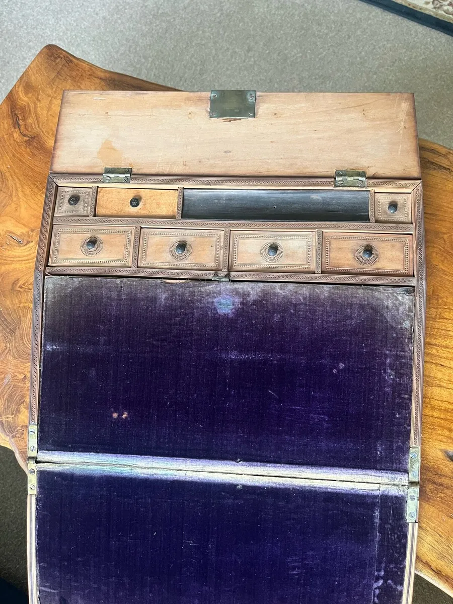 Victorian Anglo Indian Sandalwood Writing Slope - Image 4