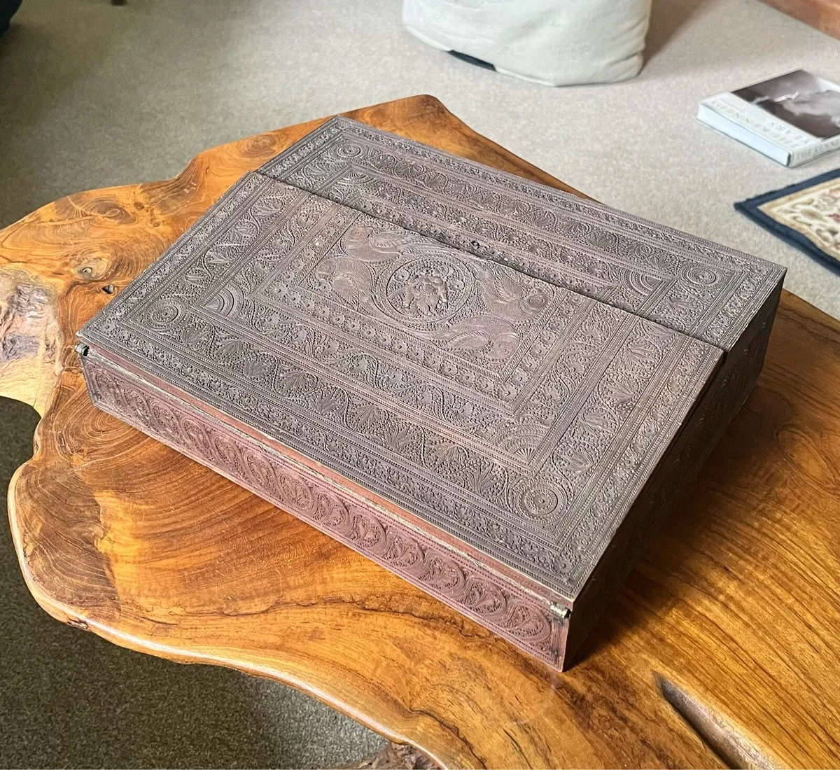 Victorian Anglo Indian Sandalwood Writing Slope - Image 2