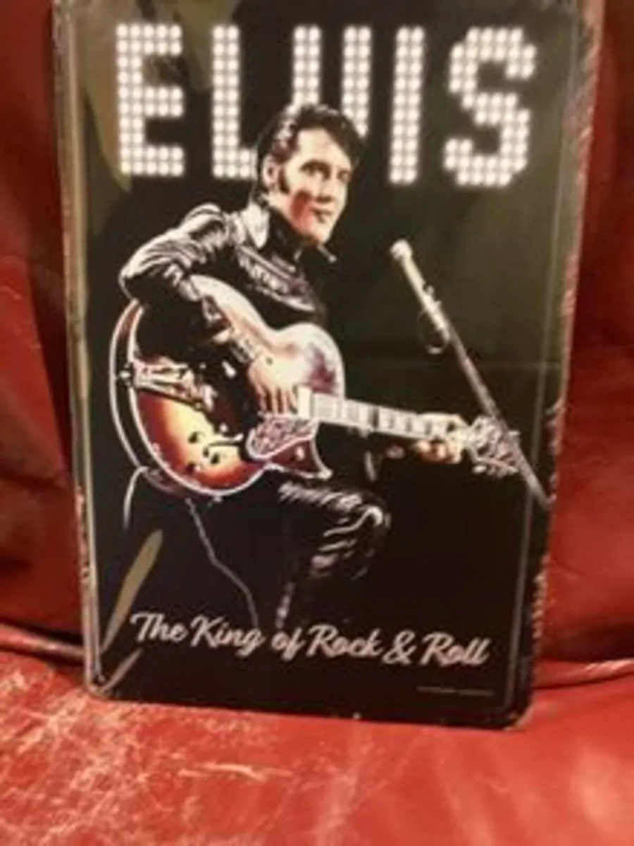 Elvis Presley |Metal Wall Plaque