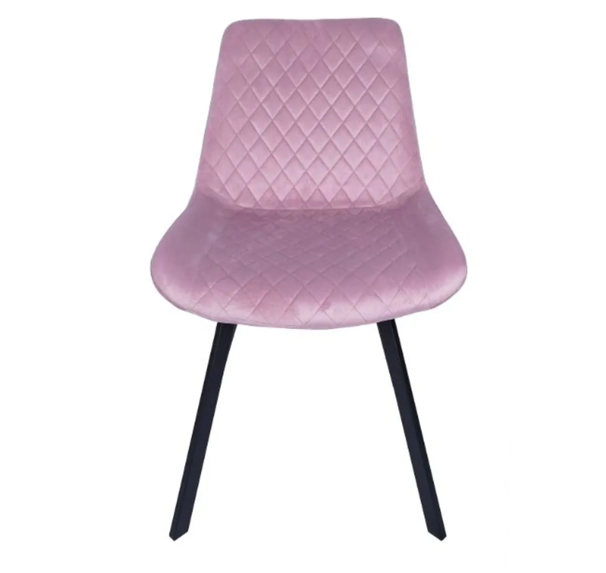 Savina Pink Velvet Upholstered Chair - Image 4
