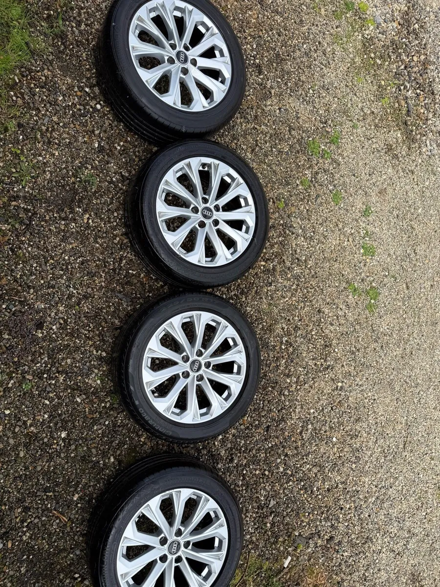 Stock Audi 17 inch alloys and tyres - Image 1