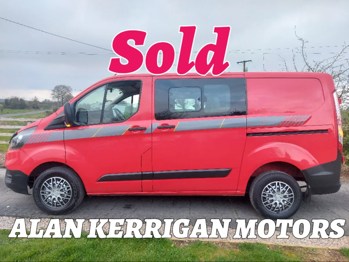 TRANSIT CUSTOM 182' 5 SEATER / FACTORY CREWCAB - Image 1