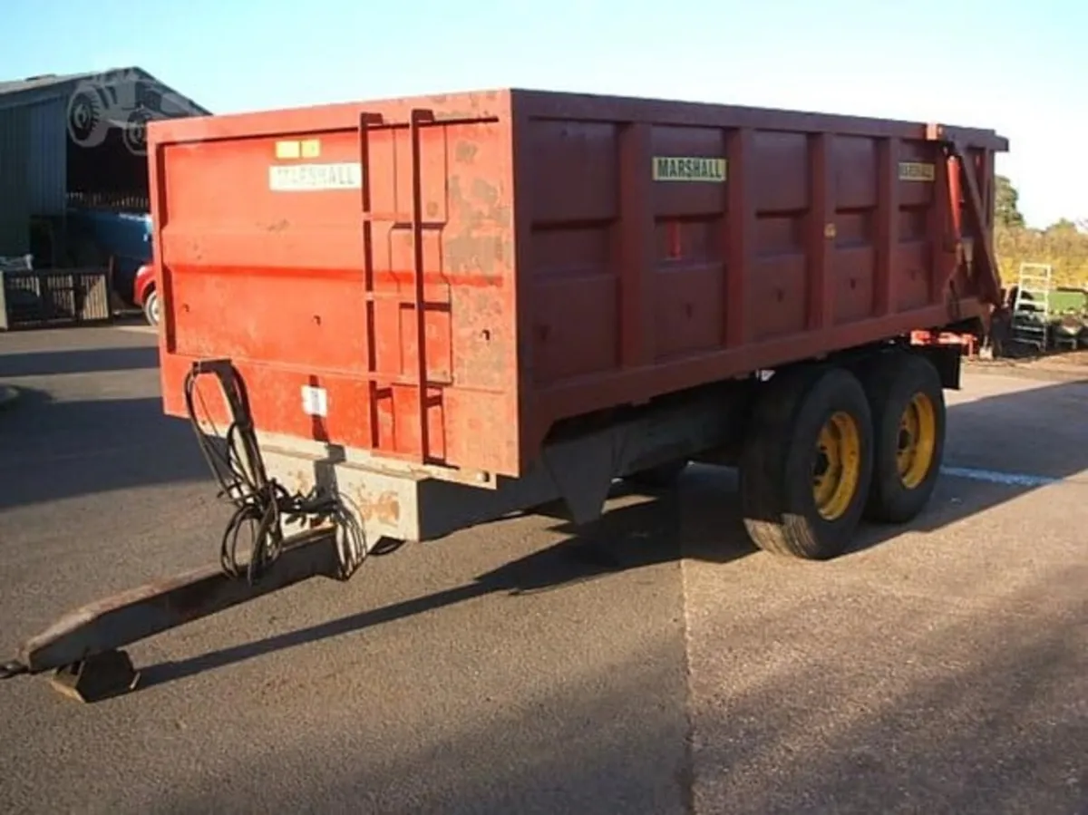 MARSHALL MB10, 10.5T, 16' x 8' GRAIN TRAILER - Image 4