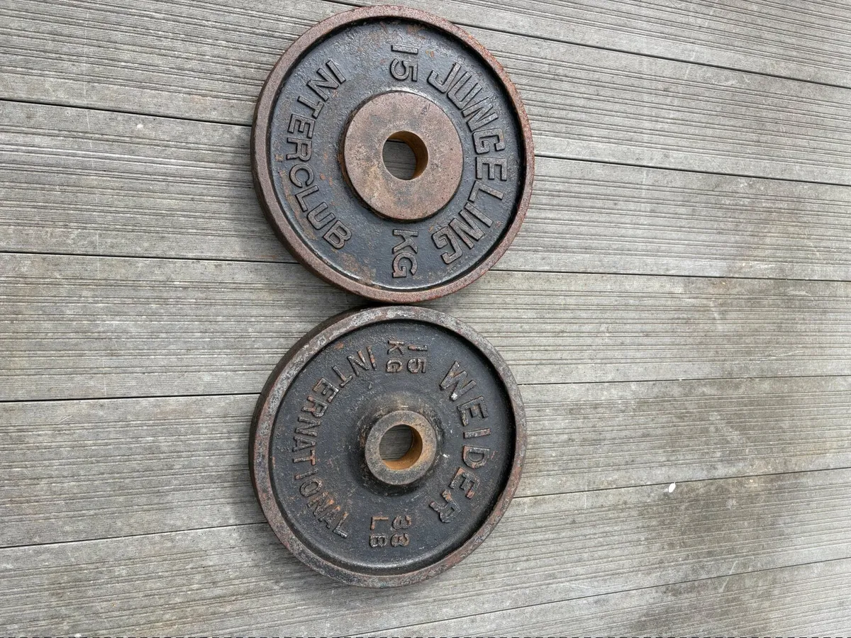 Gym plates 15 kg