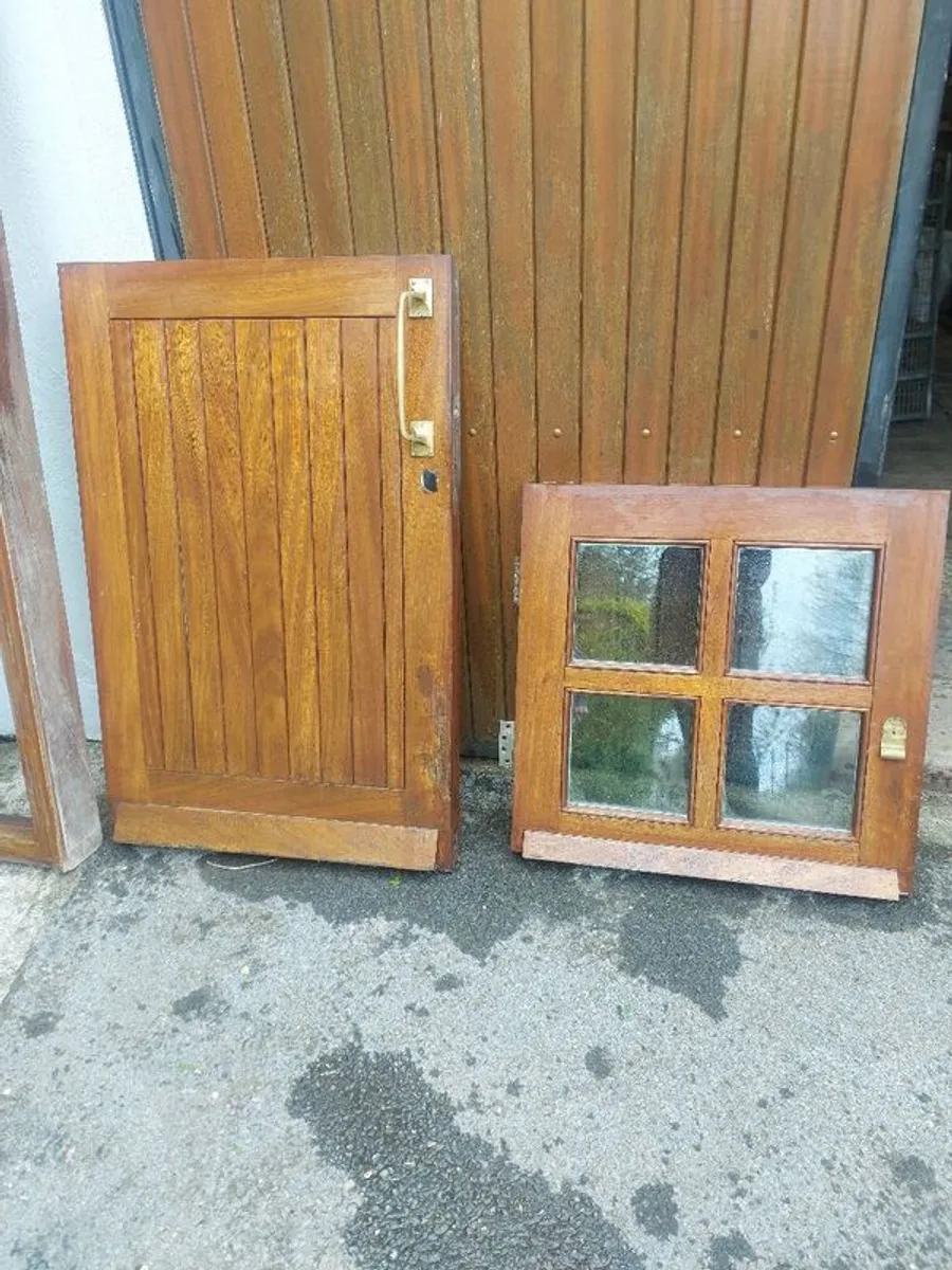 teak half door - Image 1