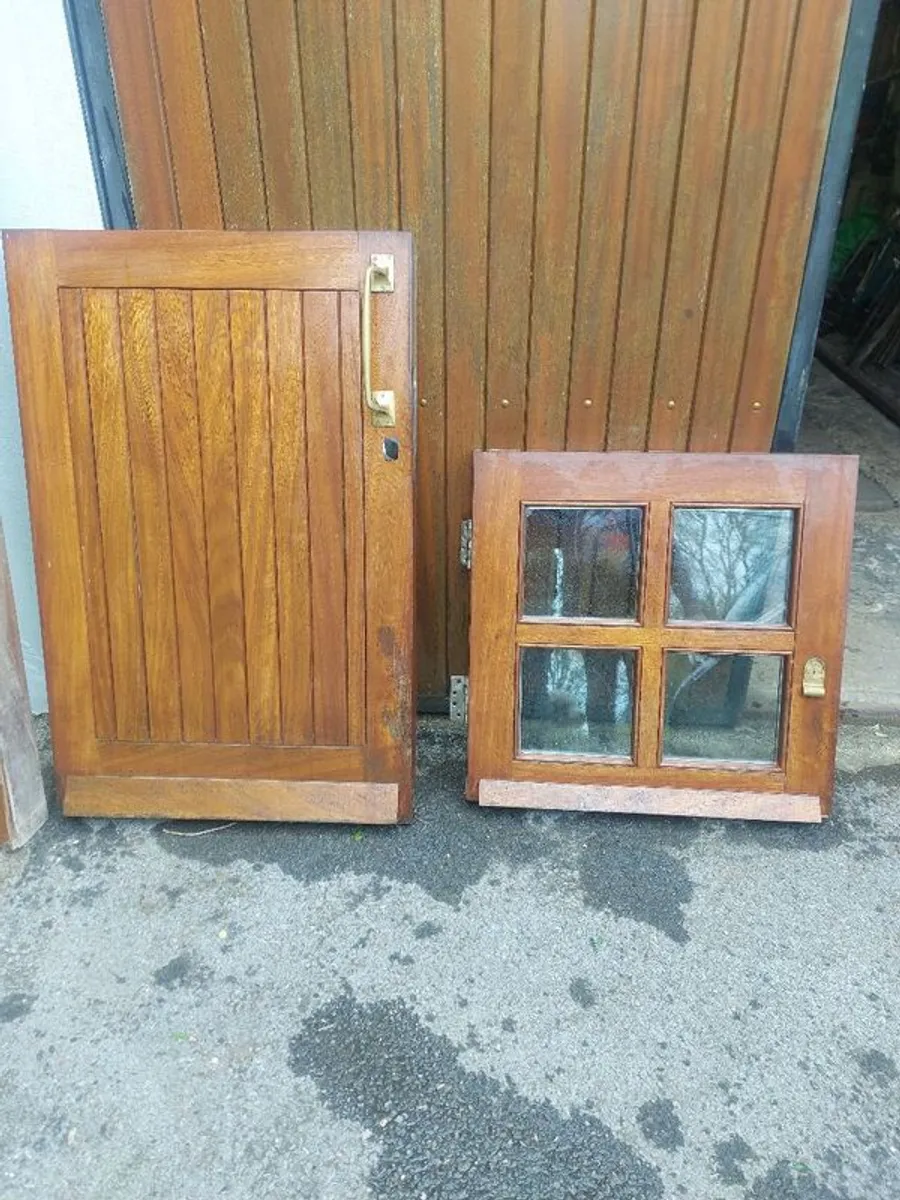 teak half door - Image 2