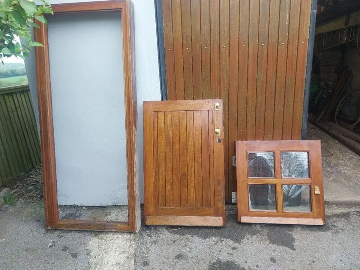 teak half door - Image 4
