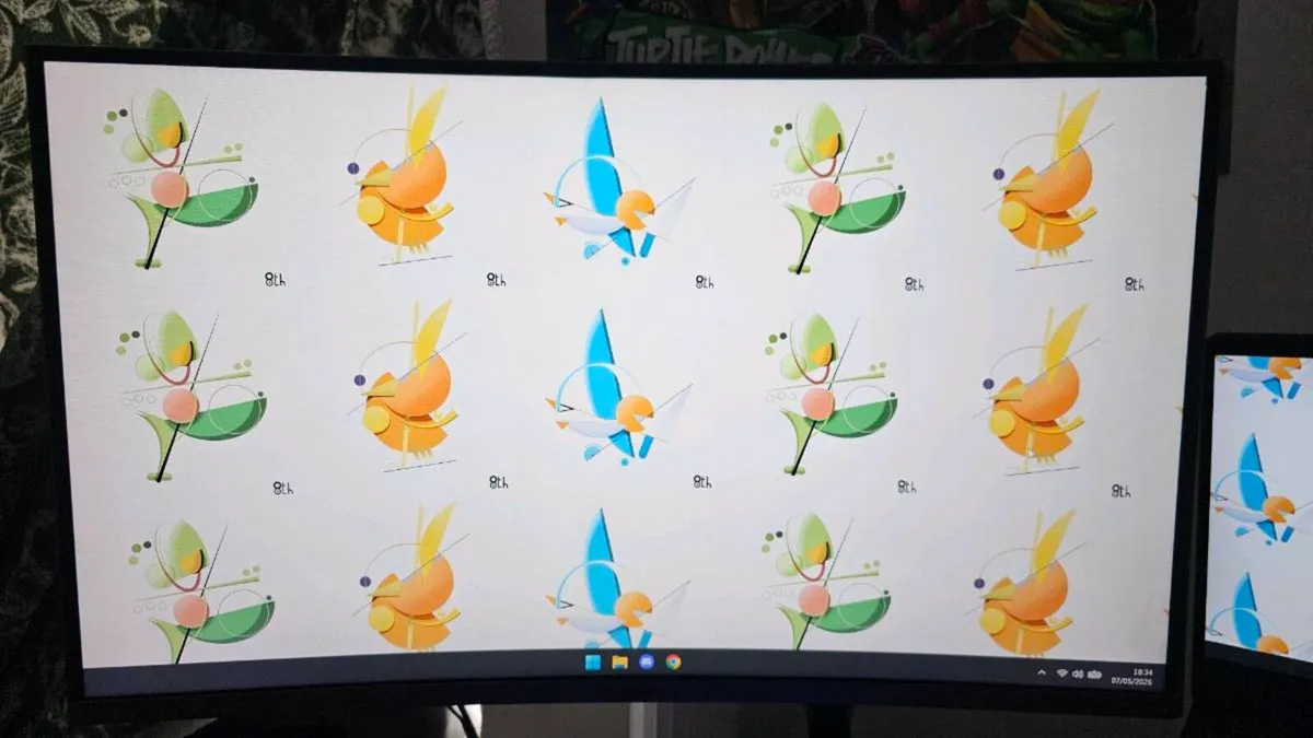 Samsung Monitor 27" WQHD curved - Image 1