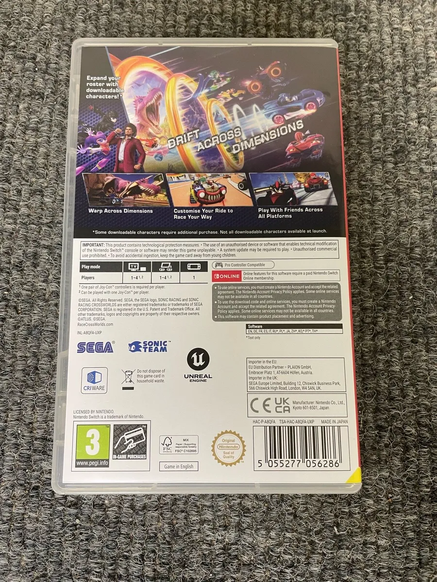 Sonic Racing crossworlds Switch - Image 2