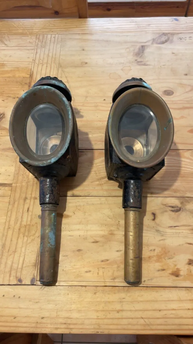 Pair of carriage lamps - Image 1