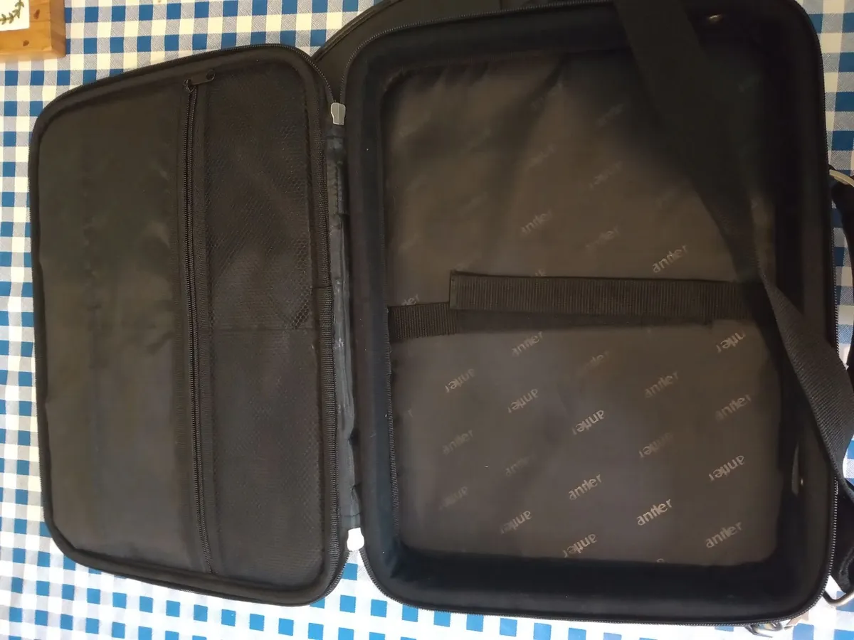Leather laptop suitcase bag - Image 3
