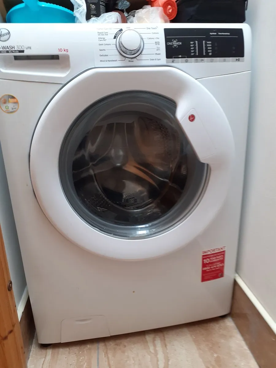 Hoover washing machine 10kg drum - Image 2