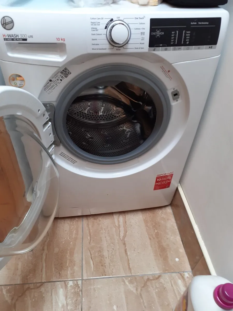 Hoover washing machine 10kg drum - Image 4