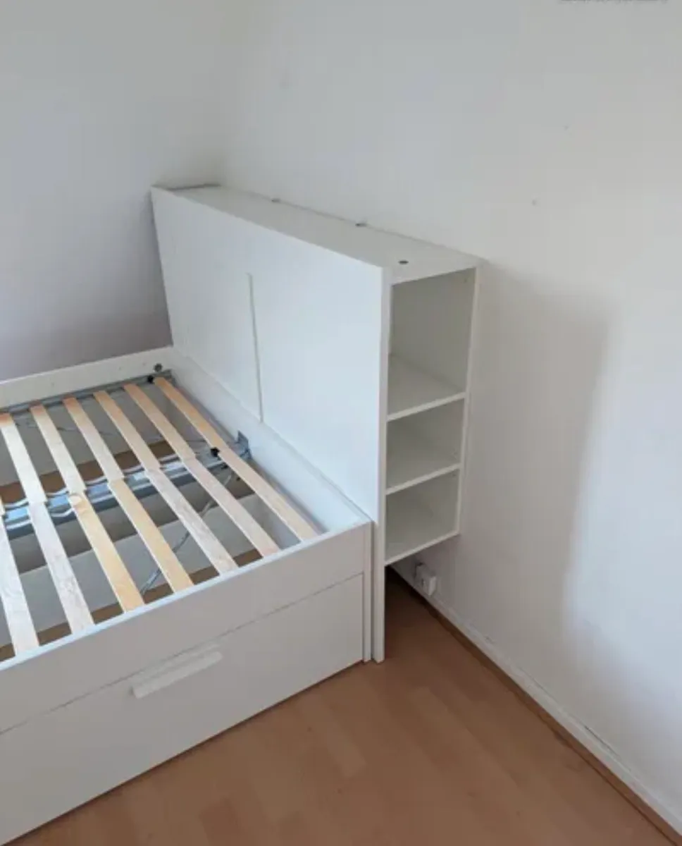 King size bed with storage drawers - Image 4