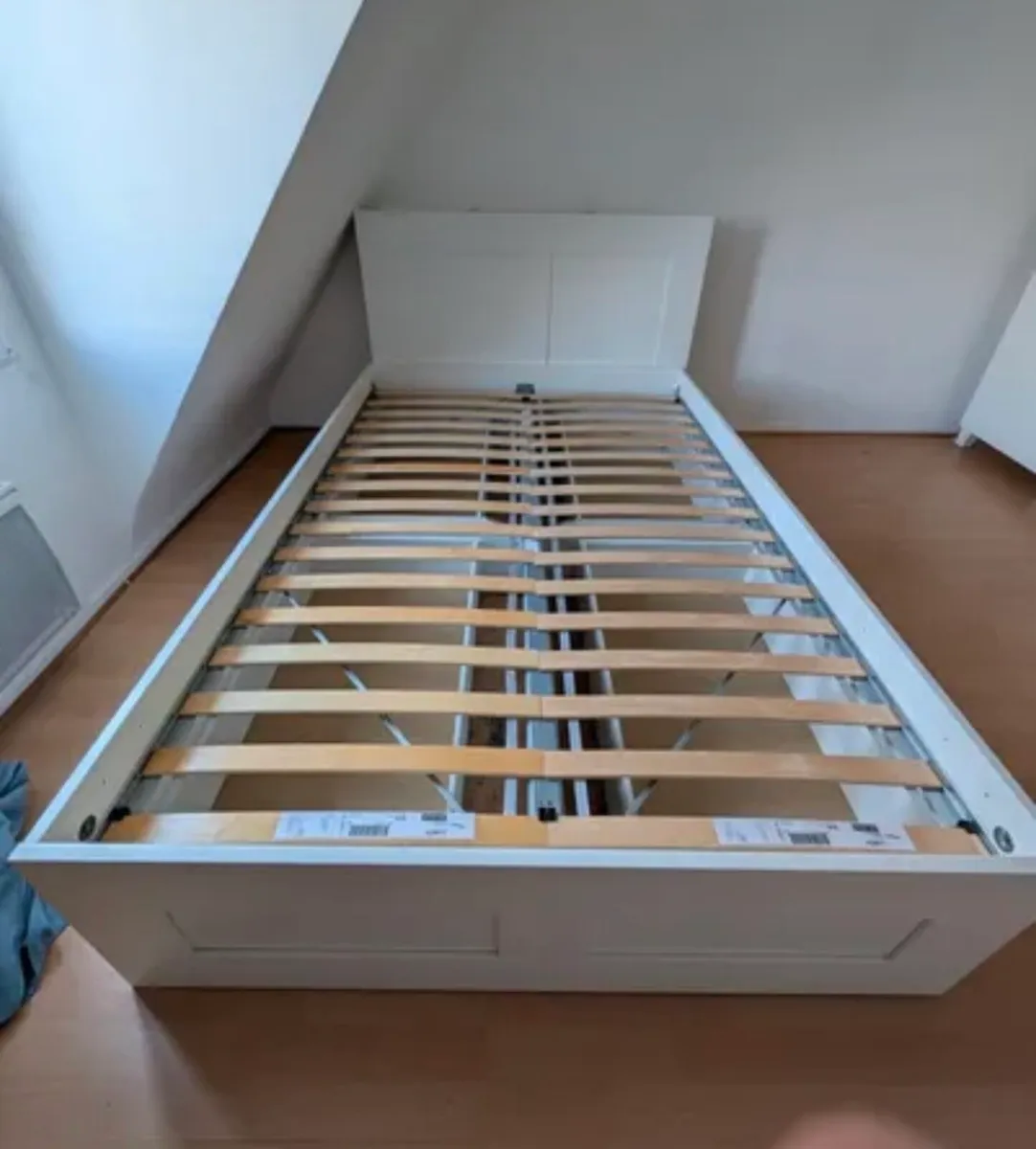 King size bed with storage drawers - Image 2