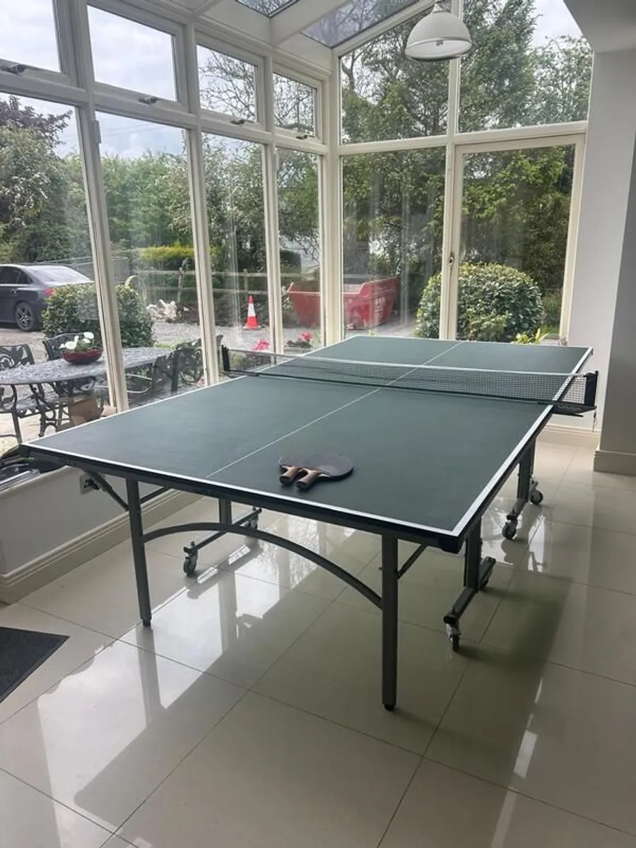 Easifold Rollaway Full size Indoor Folding Table Tennis Table - Image 1