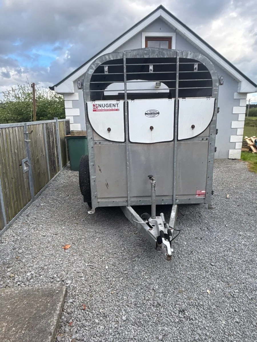 Nugent 8x5 livestock trailer - Image 1