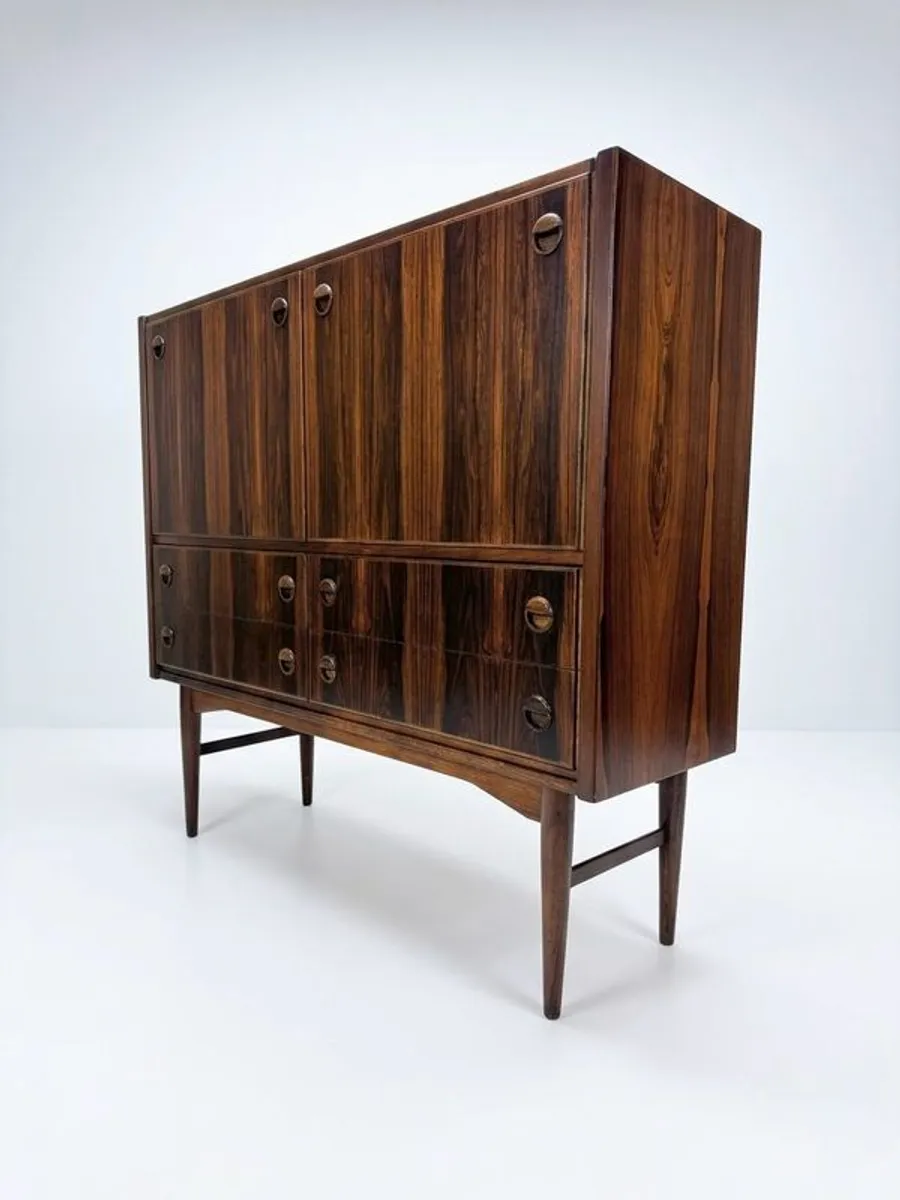 Danish Mid Century Rosewood Highboard, Circa 1960s - Image 2