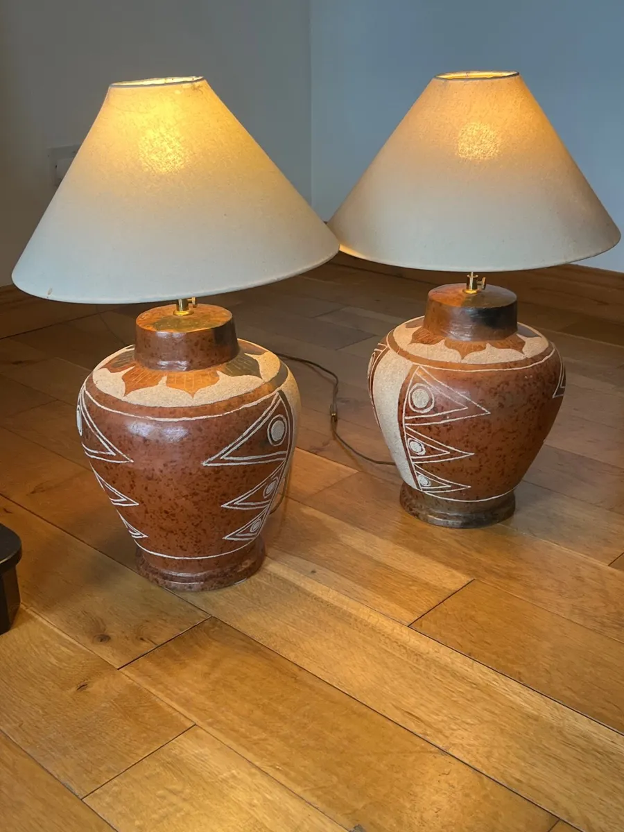 Ceramic Vintage Table Lamps / Floor Lamps - Image 3