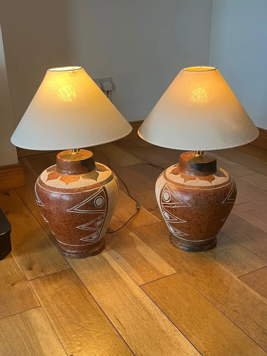 Ceramic Vintage Table Lamps / Floor Lamps - Image 2